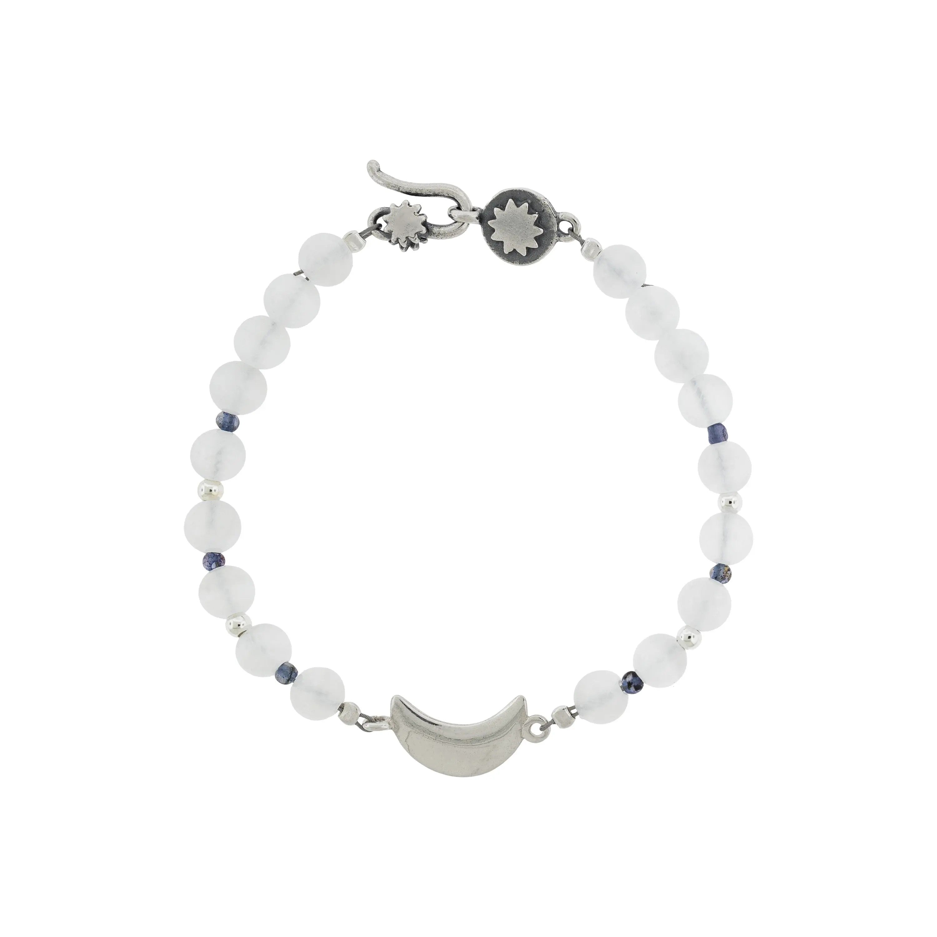 Pulsera Luna brillante｜三日月のブレスレット（シルバー・セレナイト 