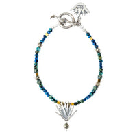 Pulsera Agave Hematita y Pirita|アガベのブレスレット(シルバー・ヘマタイト・天然石)