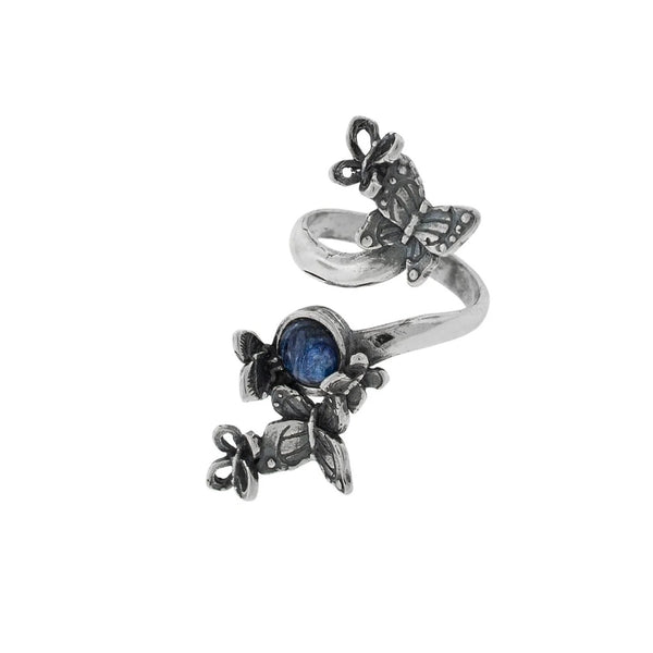 Anillo Volemos Juntas｜蝶とカイヤナイトのリング（シルバー・カイヤナイト・天然石）