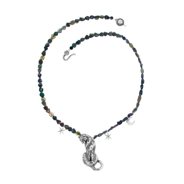 Collar Jaguar Supremo｜ジャガーのネックレス（シルバー・オパール・天然石）