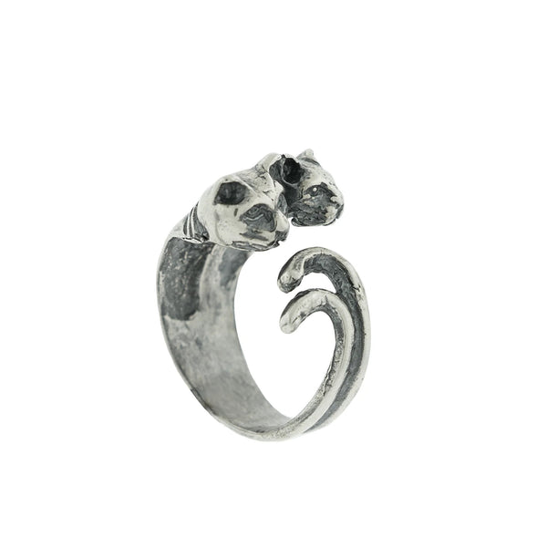 Anillo Gatos Amorosos｜ネコのリング（シルバー）